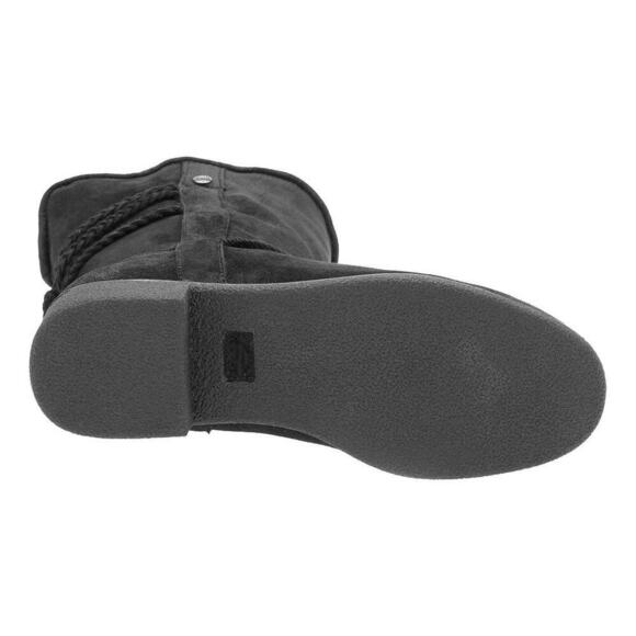 NWT abeo Pro Blaine Black Suede Sheep Sheerling Winter Boots - Picture 4 of 6